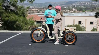 Electric Tricycle Review: Short Riders Love this Fat Tire E Trike! 3 Wheel EBike Test Ride
