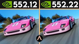 NVIDIA DRIVERS | 552.22 vs 552.12