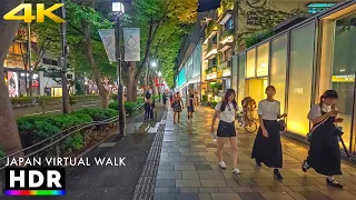 Japan - Tokyo Harajuku, Omotesando night walk • 4K HDR