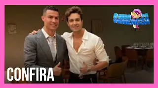 Luan Santana é contratado por Cristiano Ronaldo para show na festa da virada da família