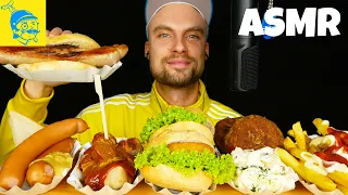 ASMR Best Of German Street Food 🇩🇪🌭 #mukbang #asmrfood