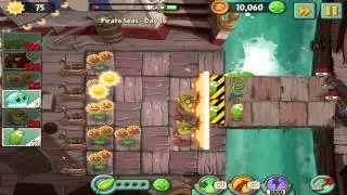 Plants vs Zombies 2 : Pirate Seas Day 16 Walkthrough