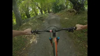 Belmont bike park, blue descent.