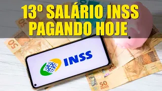 PAGANDO HOJE Primeira parcela do 13º do INSS começa a ser paga hoje veja calendário #inss #meuinss