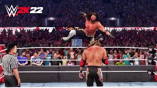 WWE 2K22 Edge vs AJ Styles WrestleMania 38 Epic Gameplay!
