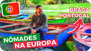 Como Viver & Viajar na Europa Como NÔMADE DIGITAL! Viagem a Braga, Portugal #ExpediçãoEuropa