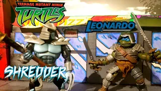 TMNT Leo Vs Shredder! Stop Motion Animation 2020! (Fighting Gear series)