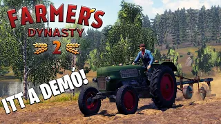 Farmer's Dynasty 2 DEMO LIVE - Hozzáférést kaptam a demóhoz! Nézzük milyen lesz!