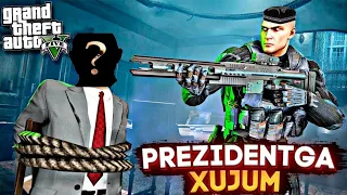 GTA 5▪️PREZIDENTNI SHAXARDA UXLATDIK▪️UZBEKCHA LETSPLAY #9 Gta 5 uzbek tilida gta 5 Uzbekcha