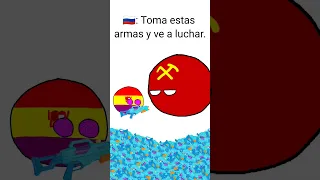 Guerra Civil Española Parte (2/2) Collab @mikeleitor #countryballs #humor #shorts #viral