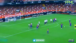 Lionel Messi Goal [ Free Kick ] vs Valencia. Messi is another level