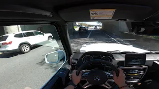 Mercedes Benz G63 AMG POV NYC Life (ტესტ დრაივი) test drive