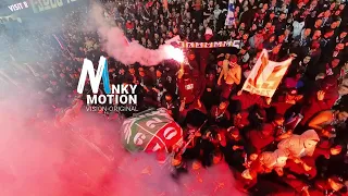 (DRONE 4K) Les 15 ans des Ultras de Paris "La K-Soce Team" au Parc des Princes