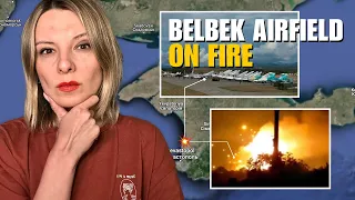 CRIMEA MASSIVE ATTACK: BELBEK AIRFIELD ON FIRE & ROBERT FICO ATTEMPT Vlog 685: War in Ukraine