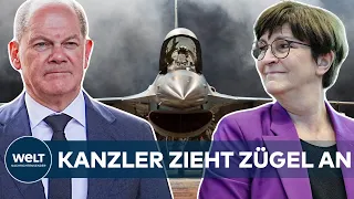 UKRAINE STRESST DEUTSCHLAND: Kampfjet-Debatte - Genervter Kanzler Scholz spricht Machtwort