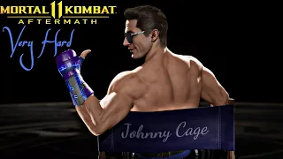 Mortal kombat 11 - johnny cage - klassic tower on very hard (no matches/rounds lost)