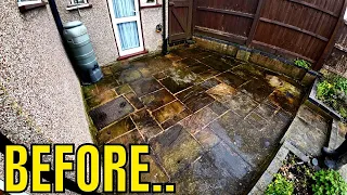 I Gave Her A Big SHOCK Restoring This FILTHY Patio! REACTION WAS PRICELESS