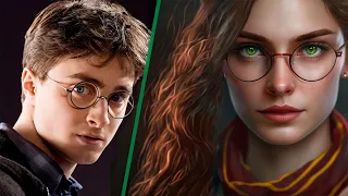 GENDER SWAP - HARRY POTTER CHARACTERS ⚡️ if the male characters were women, and the female were men