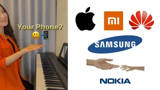Top 5 Phone Ringtones (Iphone, Xiaomi, Huawei, Samsung, Nokia) on Piano