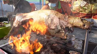 BBQ Whole Lamb at Farmers Market - Malaysia Street Food