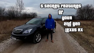 5 Secret Features That Your 2nd Gen Lexus RX Has!