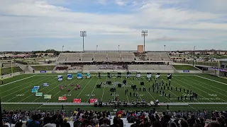 Paetow Band, Color Guard and Dance at the UIL Area Contest 10-21-23 💙🖤