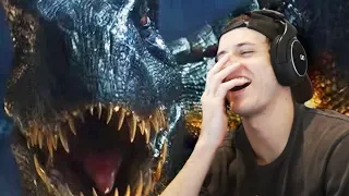 *Try Not To Laugh Challenge* JURASSIC WORLD VERSION
