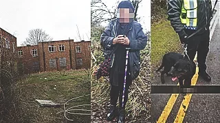 NEARLY MURDERED BY AXE MAN!  Whilst Exploring Abandoned MENTAL ASYLUM! FAKE?!?! (NOT CLICKBAIT)