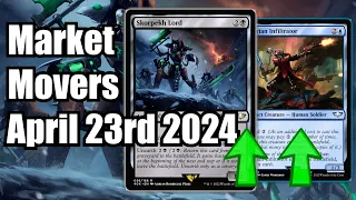 MTG Market Movers - April 23rd 2024 - Patchwork Stompy Legacy Moving Warhammer Cards! Skorpekh Lord!