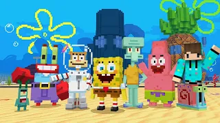 CERITA LENGKAP SPONGEBOB VERSI MINECRAFT DALAM 34 MENIT !!