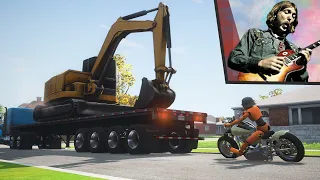 BeamNG Drive - Duane Allman Motorbike Crash