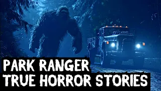 13 True & Disturbing Park Ranger Horror Stories | Rain Sounds (Dogman,Sasquatch,Wendigo,Deep Woods)