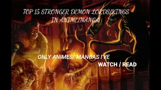 TOP 15 STRONGEST DEMON LORDS/KINGS IN ANIME