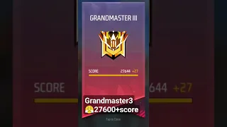 Grandmaster3😤27600+score#freefire #freefireshorts #horts