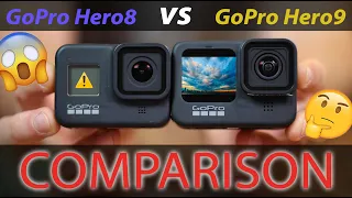 FULL Video Comparison: GoPro Hero8 vs Hero9