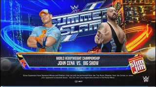 WWE 2K24 John Cena Vs Big Show Ambulance Match Championship on the line.