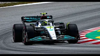 Lewis Hamilton gives up after 3 laps. Team radio Spanish GP 2022