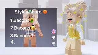 Styles I Hate 🙄😠🤬// Roblox Trend // NotAmberRoblox