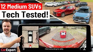 Best SUVs: Top 12 medium SUVs tech compared - nav, cameras & phone quality tested!