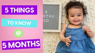 Must Know Facts About Your 5 Month Old | Developmental Milestones