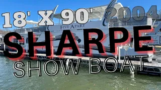 2004 Sharpe 18’ x 90’ Houseboat for Sale by HouseboatsBuyTerry.com