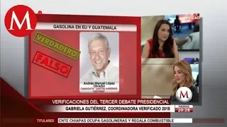 ¿Qué candidatos mintieron en el tercer debate presidencial 2018? |Verificado 2018