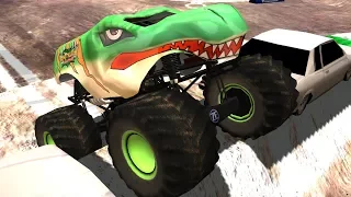 Raptor's Rampage Freestyle From Level 9 - Monster Truck Destruction