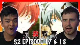 THIS IS CIVIL WAR!! THE PAINTBALL WAR || Assassination Classroom S2 Episode 17 + 18 REACTION!