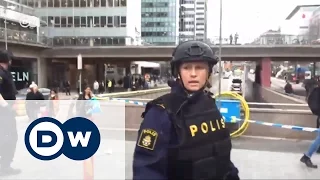 Теракт в Стокгольме - грузовик врезался в толпу людей (07.04.2017)