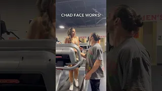 Chad face NEVER fails! 🗿 #gigachad #sigma #comedy #gym