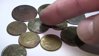 Limpieza de monedas antiguas