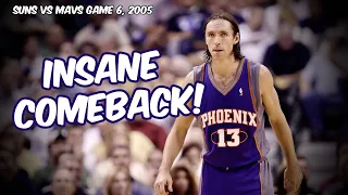 Suns’ HISTORIC Comeback vs Mavs || Steve Nash 39 points!