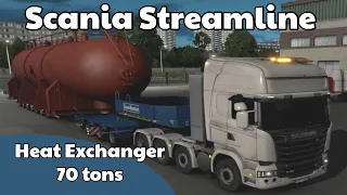 Scania Streamline - Mega Transport 70T - Euro Truck Simulator2 - LogitechG29