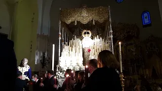 San Gonzalo subida a su paso procesional nuestro padre Jesús del soberano poder ante caifas.